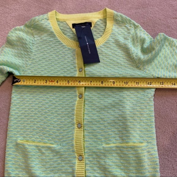 New Green Tommy Hilfiger Sweater Size Small - Picture 7 of 8